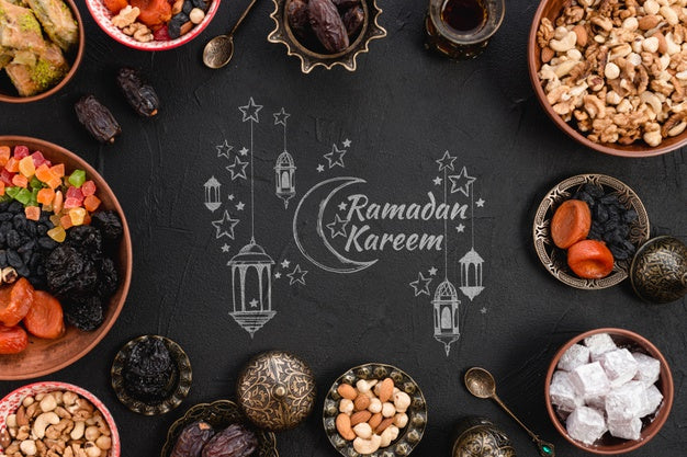 Copyspace Mockup With Ramadan Concept Psd