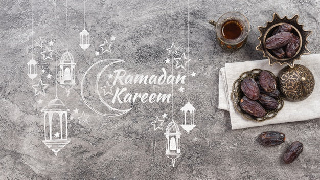 Copyspace Mockup With Ramadan Concept Psd