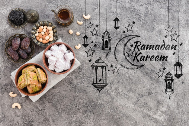 Copyspace Mockup With Ramadan Concept Psd