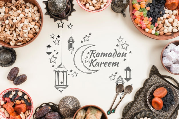 Copyspace Mockup With Ramadan Concept Psd