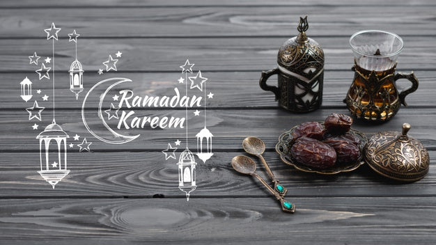 Copyspace Mockup With Ramadan Concept Psd