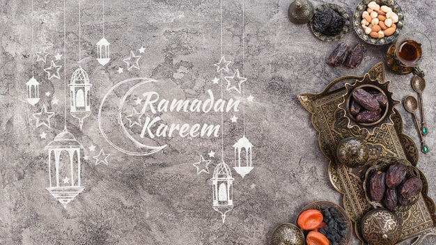 Copyspace Mockup With Ramadan Concept Psd