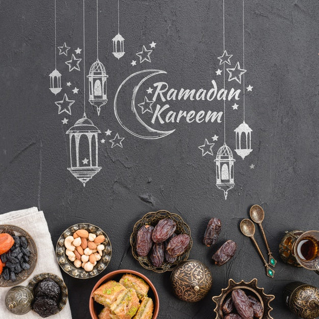 Copyspace Mockup With Ramadan Concept Psd