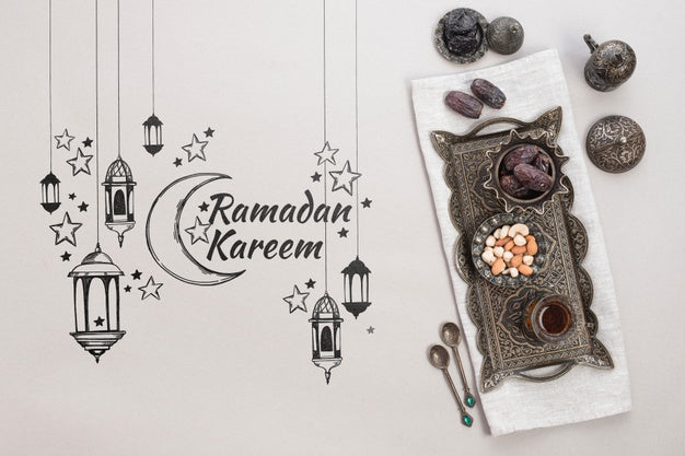 Copyspace Mockup With Ramadan Concept Psd