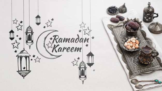 Copyspace Mockup With Ramadan Concept Psd