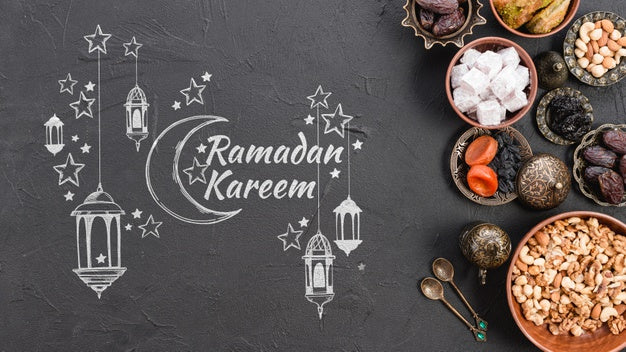 Copyspace Mockup With Ramadan Concept Psd