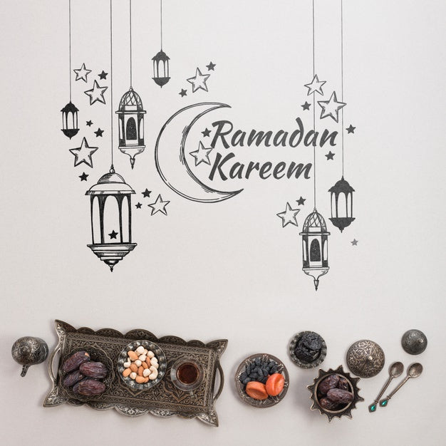 Copyspace Mockup With Ramadan Concept Psd