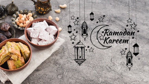 Copyspace Mockup With Ramadan Concept Psd