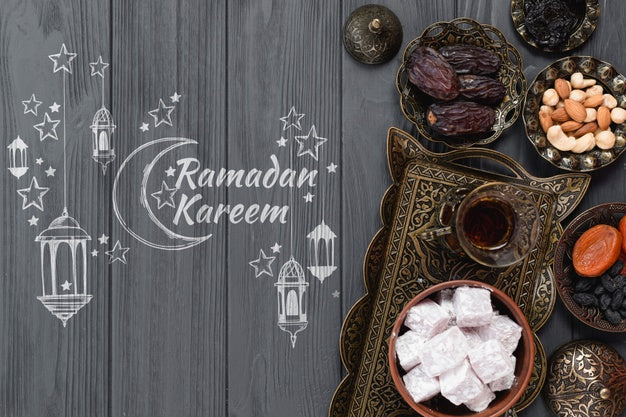 Copyspace Mockup With Ramadan Concept Psd