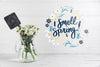 Copyspace Mockup With Spring Concept Psd