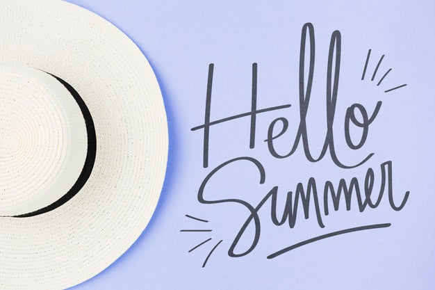 Copyspace Mockup With Summer Concept Psd