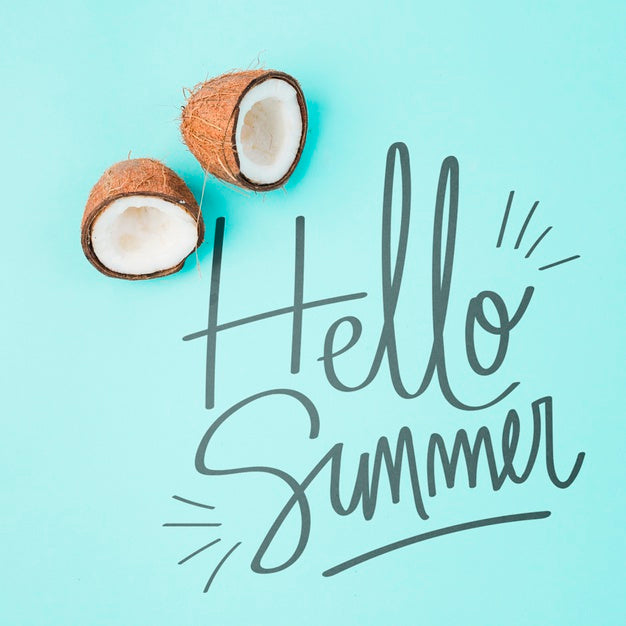 Copyspace Mockup With Summer Concept Psd