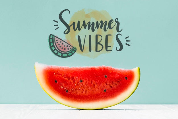 Copyspace Mockup With Watermelon Psd