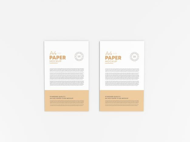 Corporate A4 Letterhead Stationery Mockup Psd