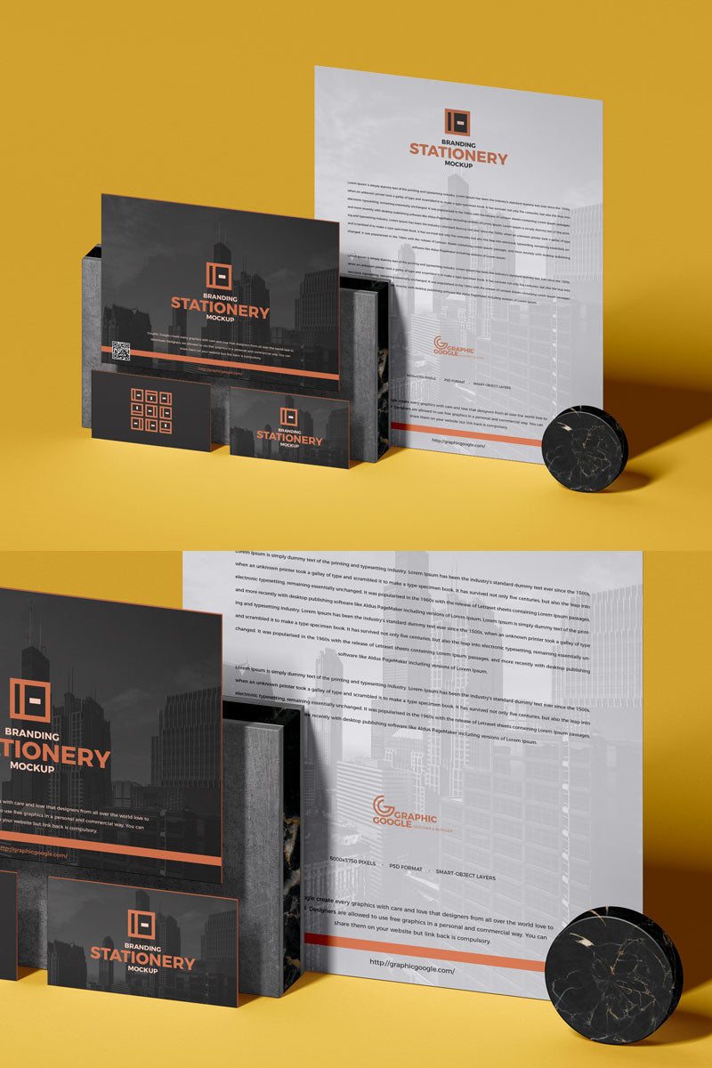 Corporate Brand Identity Stationery Mockup