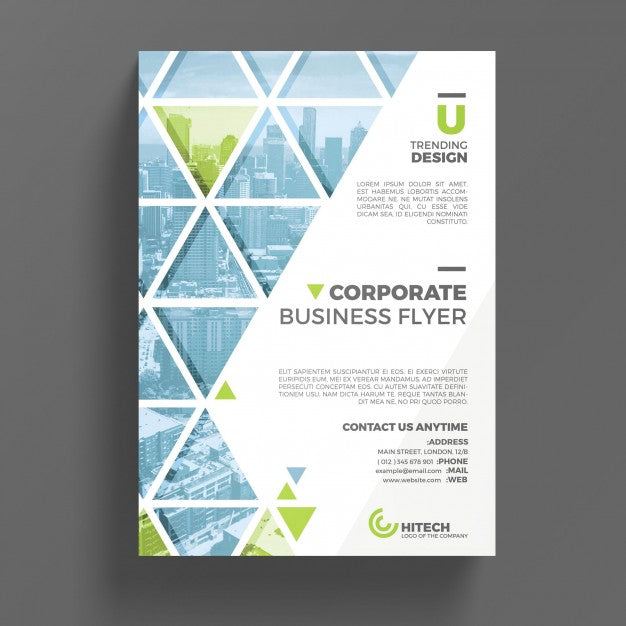 Corporate Flyer Mockup Psd