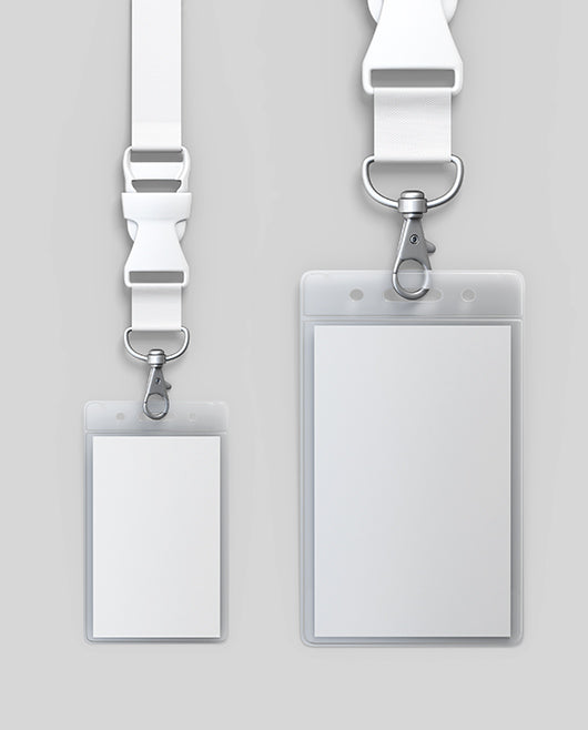 Corporate Id Card With Lanyard Psd Mockup