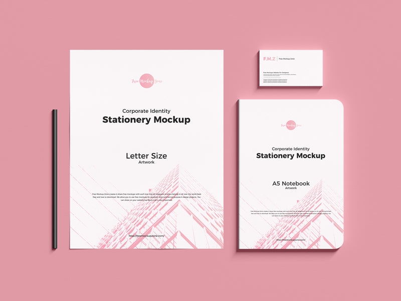 Corporate Identity Stationery Mockup Psd