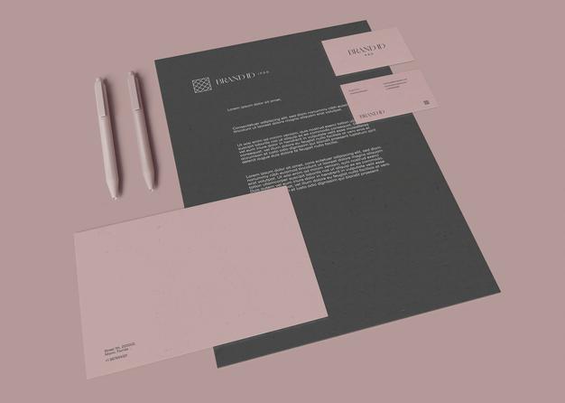 Corporate Stationery Set Mockup Psd