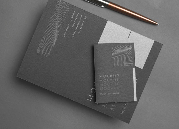 Corporation Stationery Mock-Up Assortment Psd