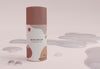Cosmetic Bottle And Bubbles Psd