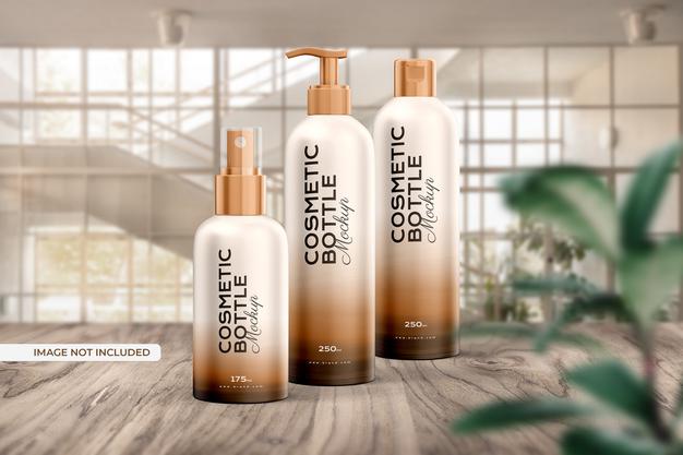 Cosmetic Bottle Mockup Psd