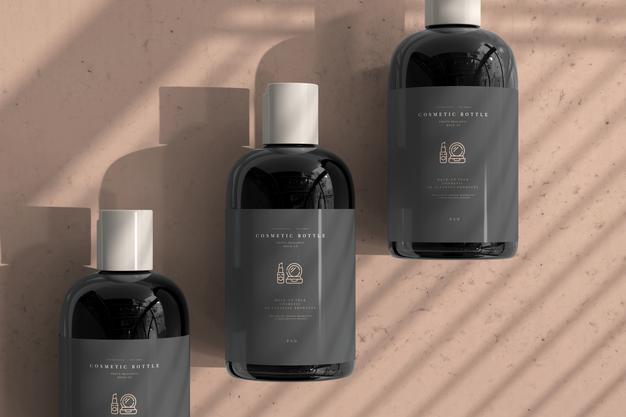 Cosmetic Bottle Mockup Psd