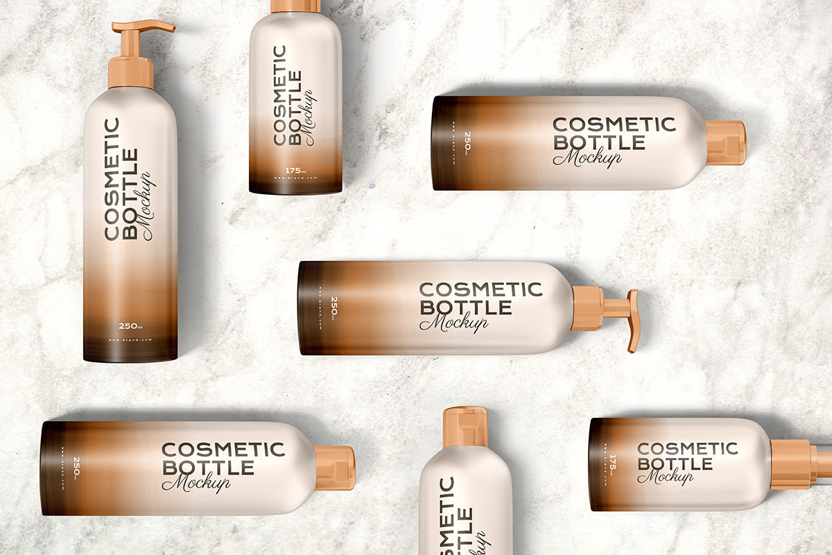Cosmetic Bottle Mockup