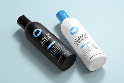Cosmetic Bottles Mockup
