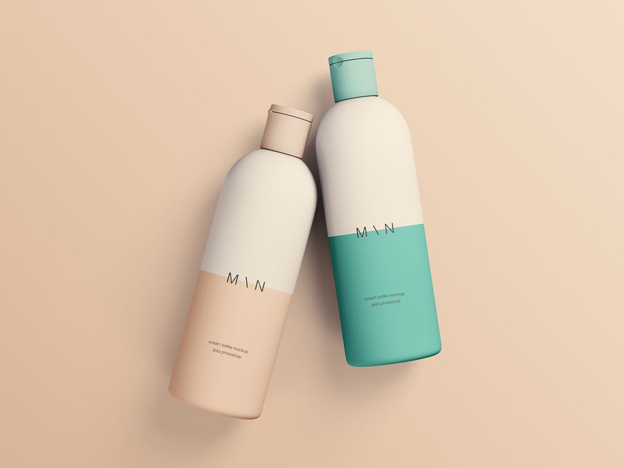 Cosmetic Bottles Mockup