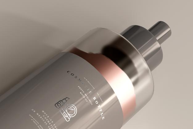 Cosmetic Cream Bottle Mockup Psd