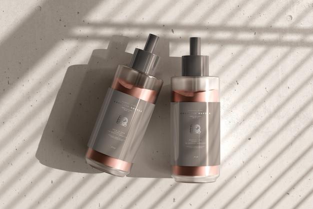 Cosmetic Cream Bottle Mockup Psd