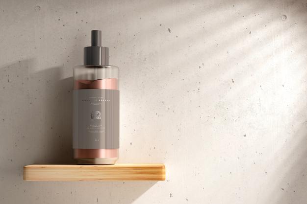 Cosmetic Cream Bottle Mockup Psd