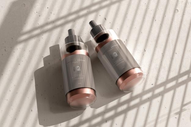 Cosmetic Cream Bottle Mockup Psd