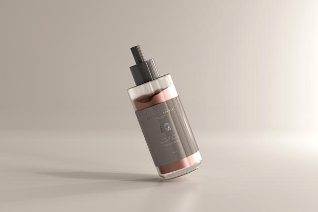 Cosmetic Cream Bottle Mockup Psd