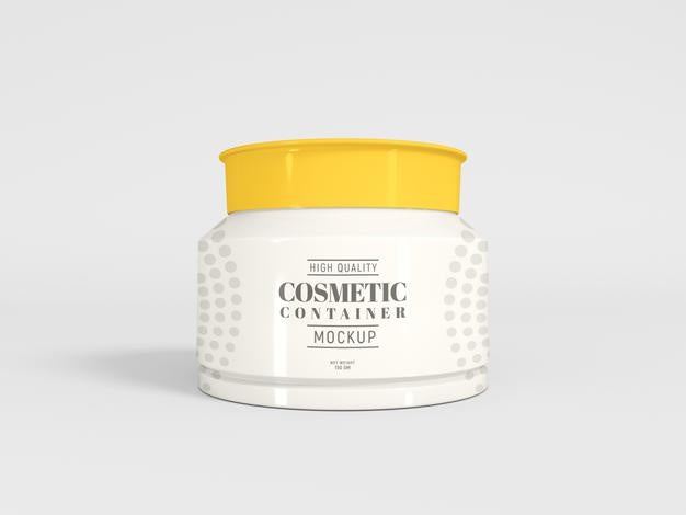 Cosmetic Cream Container Mockup Psd