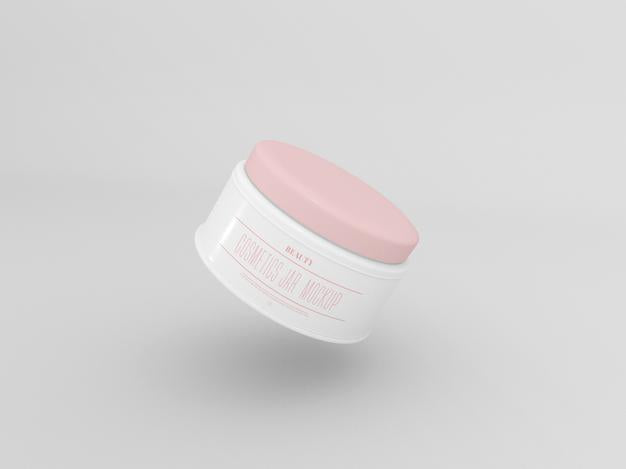 Cosmetic Cream Jar Mockup Psd