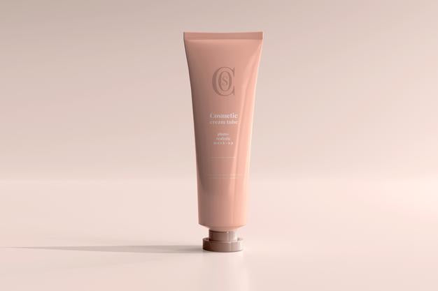 Cosmetic Cream Tube Mockup Psd
