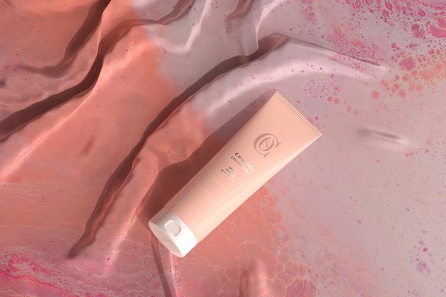 Cosmetic Cream Tube Mockup Psd