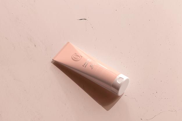Cosmetic Cream Tube Mockup Psd