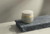 Cosmetic Jar Mockup On Marble Surface Psd