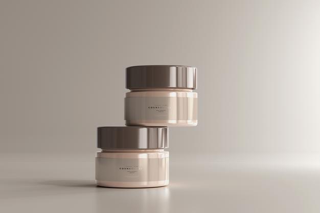 Cosmetic Jar Mockup Psd