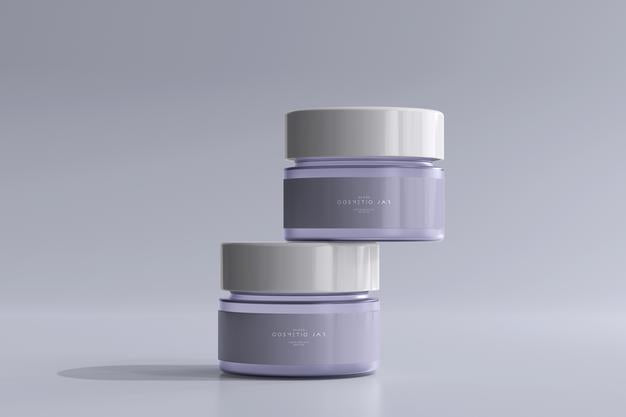 Cosmetic Jar Mockup Psd