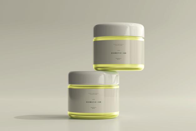 Cosmetic Jar Mockup Psd
