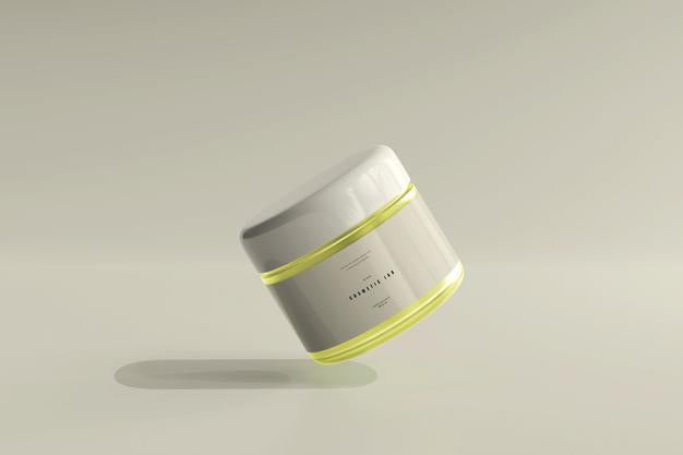 Cosmetic Jar Mockup Psd