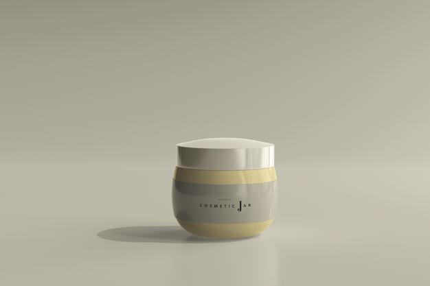 Cosmetic Jar Mockup Psd