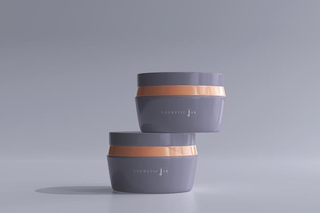 Cosmetic Jar Mockup Psd