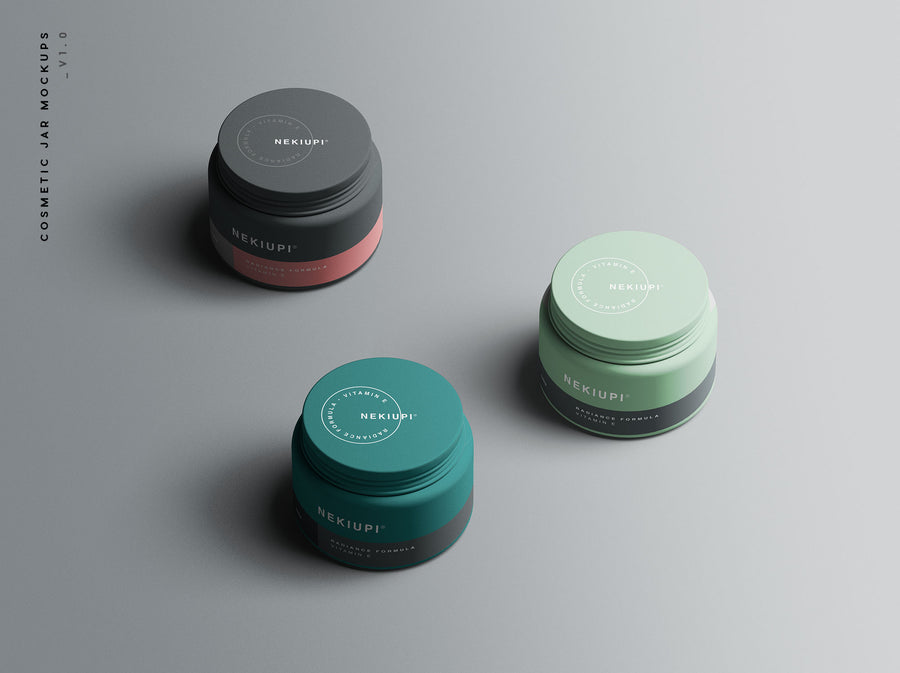 Cosmetic Jar Mockups