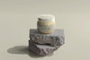 Cosmetic Jar On Rocks Mockup Psd