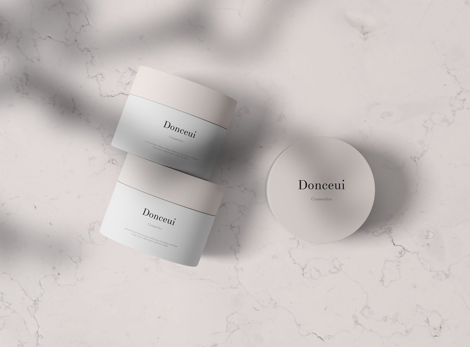Cosmetic Jars Mockup